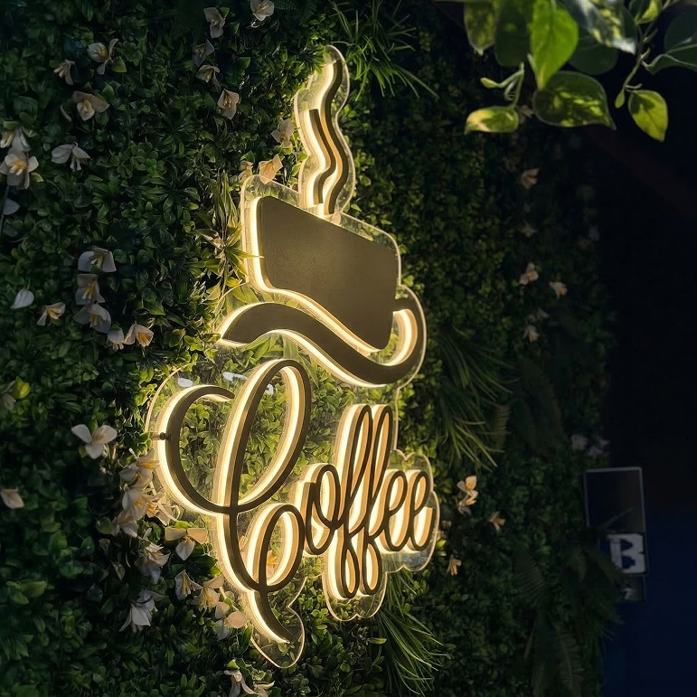 Starbucks Coffee storefront illuminated sign