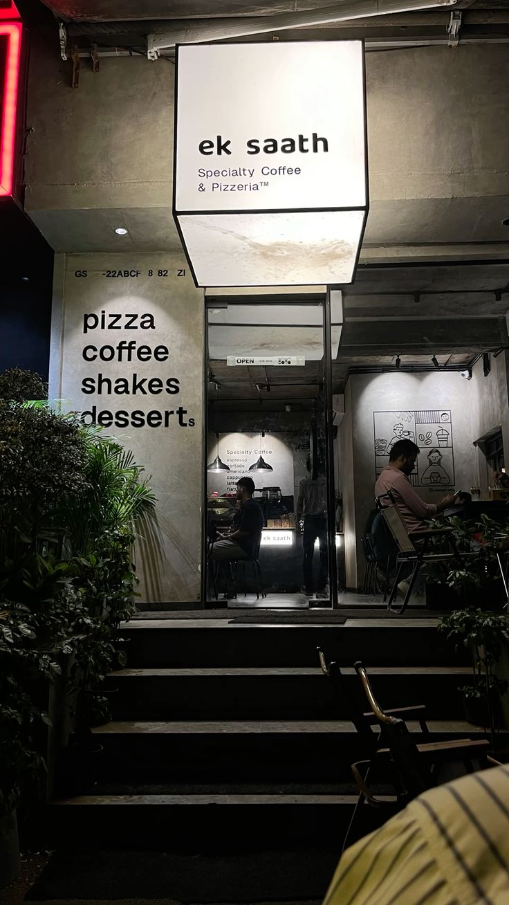 ek saath square lightbox sign