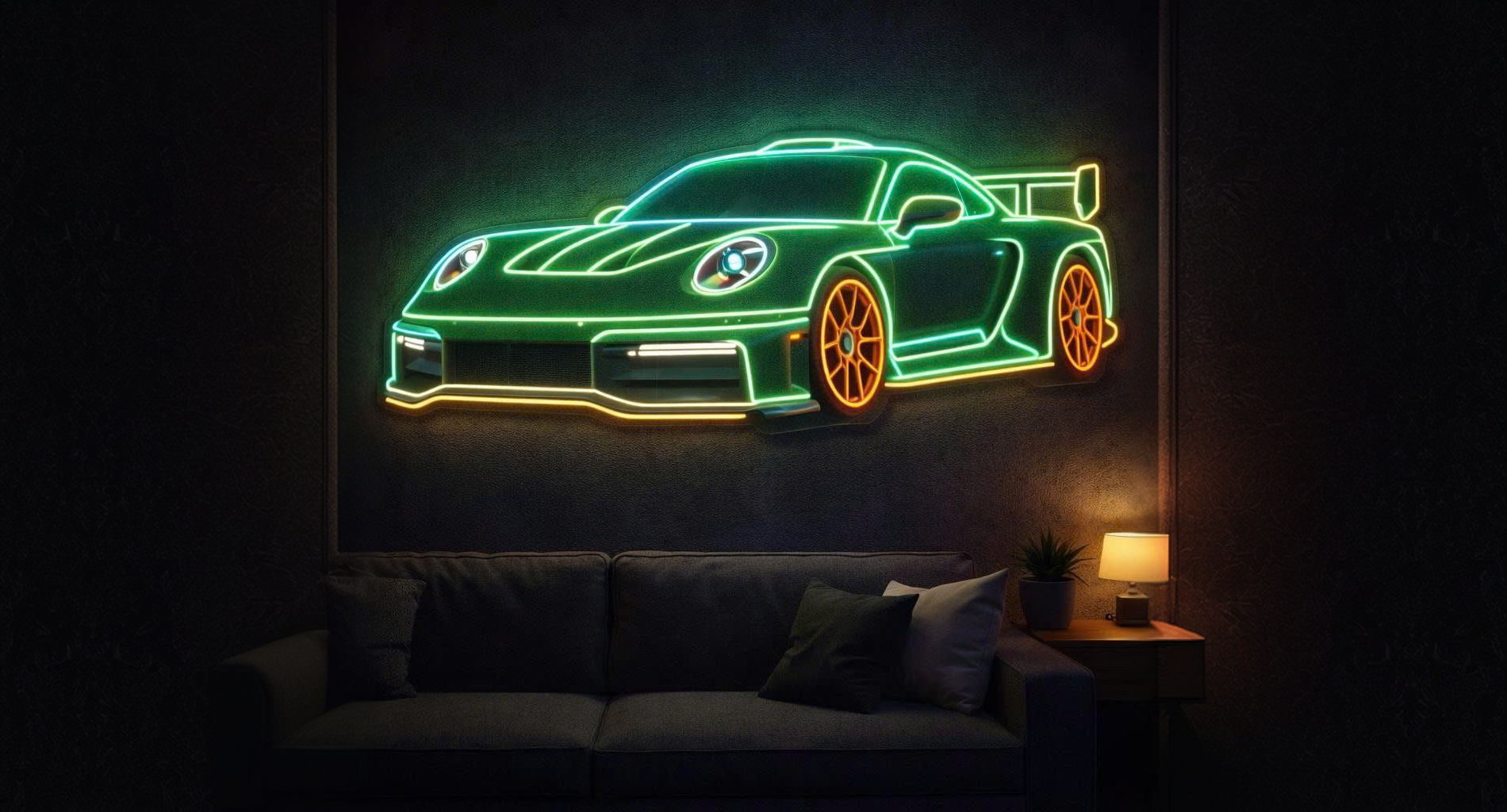 Finished neon sign preview