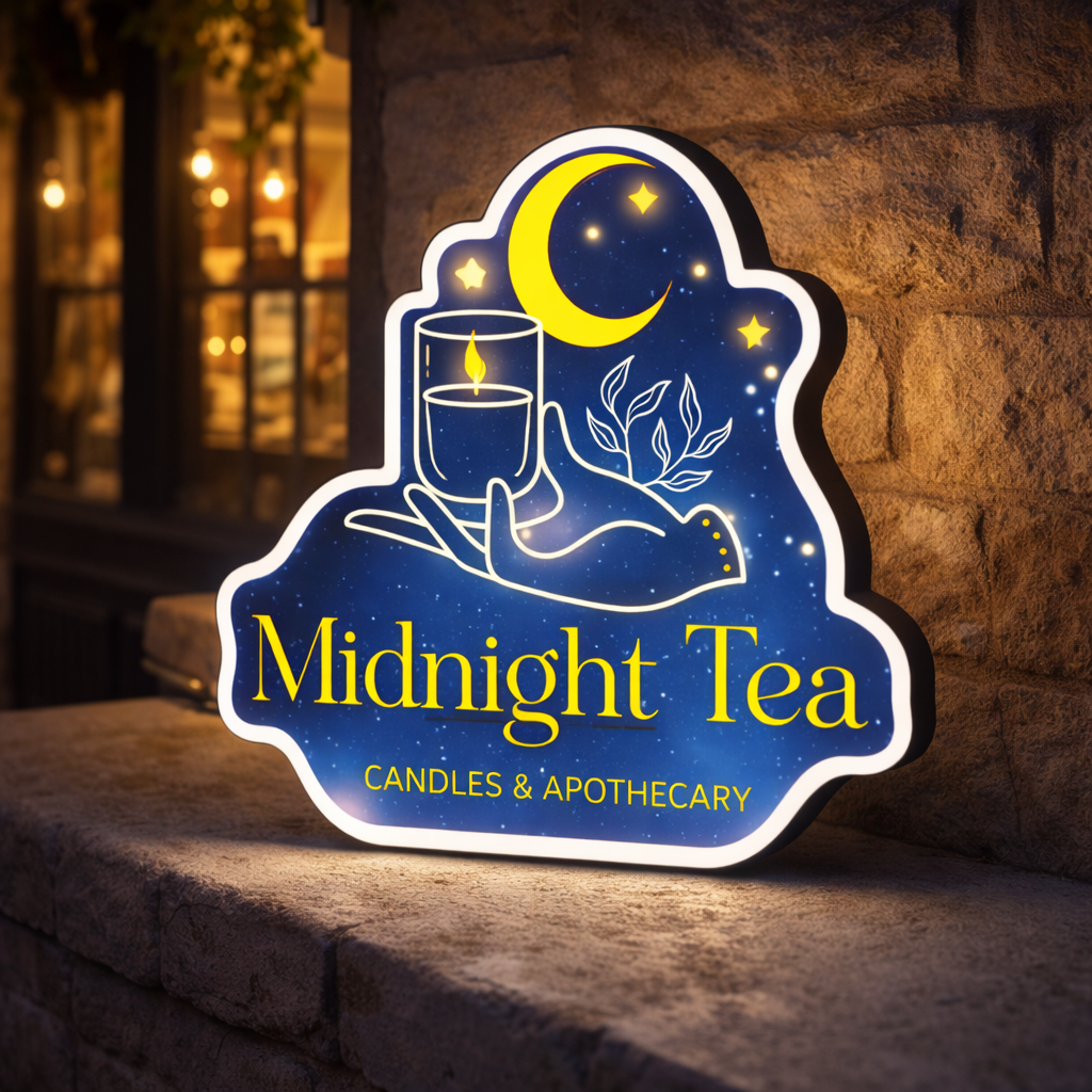 Custom illuminated lightbox sign example 2