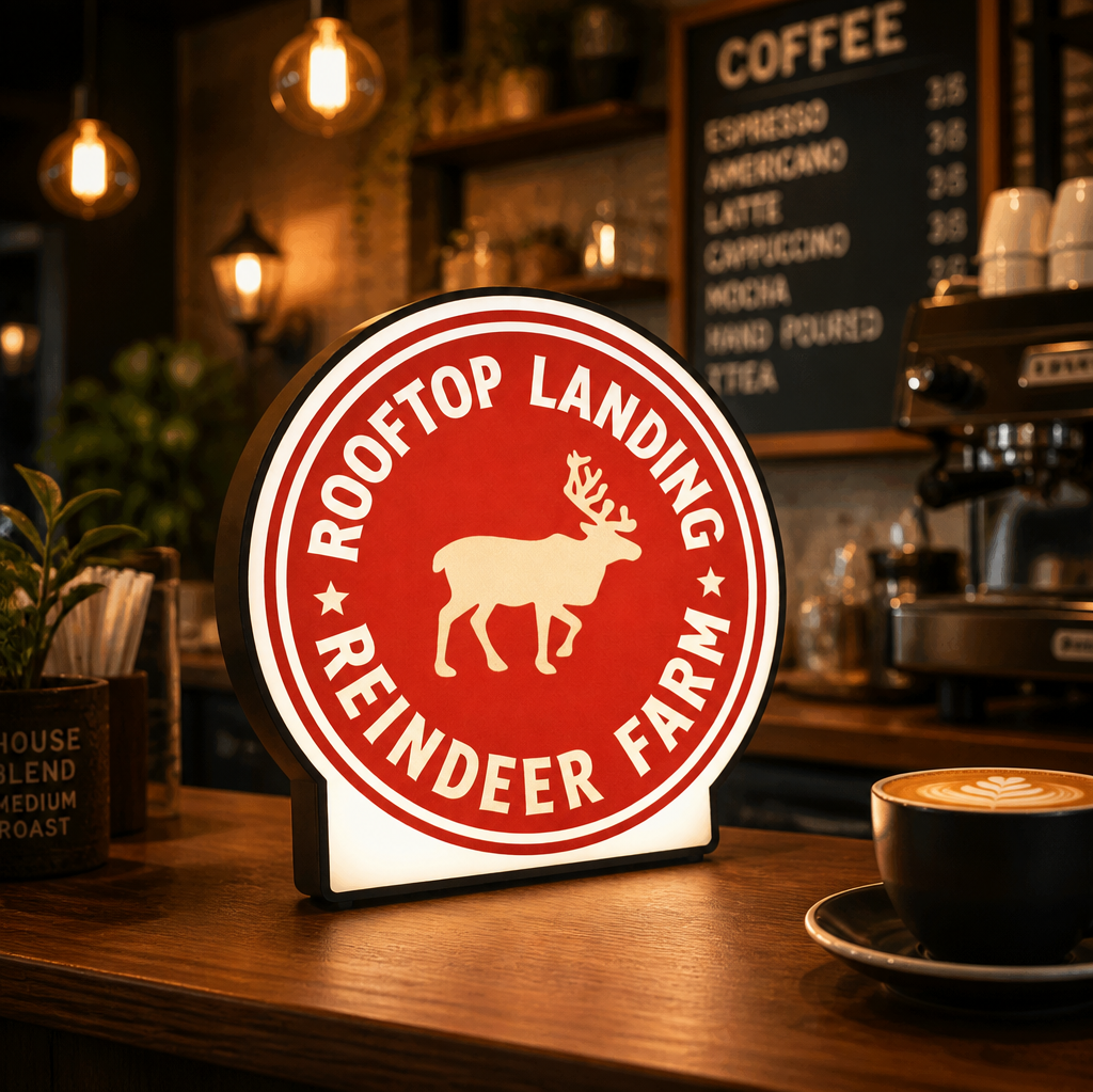 Custom flat lightbox artwork